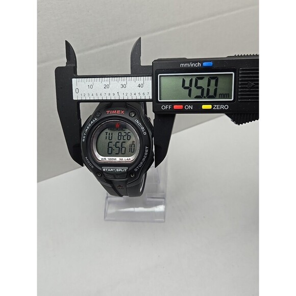 Timex Ironman Classic 30 Lap Watch 45mm Indiglo WR100M New Battery Quartz Mens - Picture 6 of 11